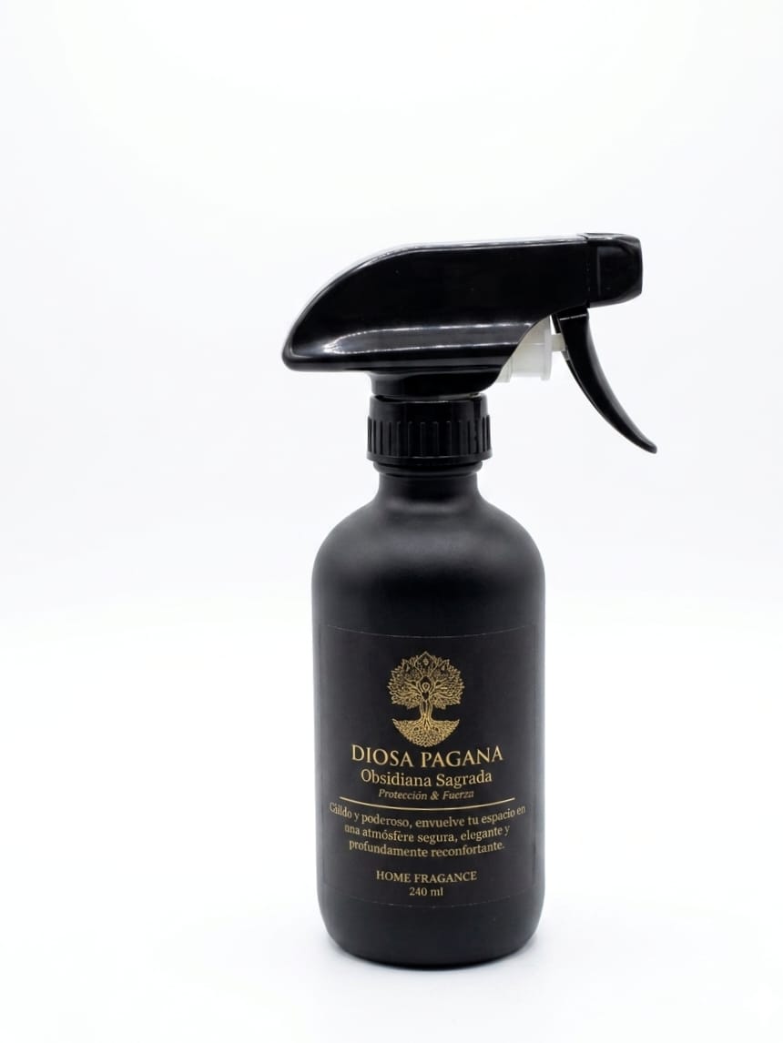 OBSIDIANA SAGRADA · Perfume de Ambiente Ritual · 240 ml