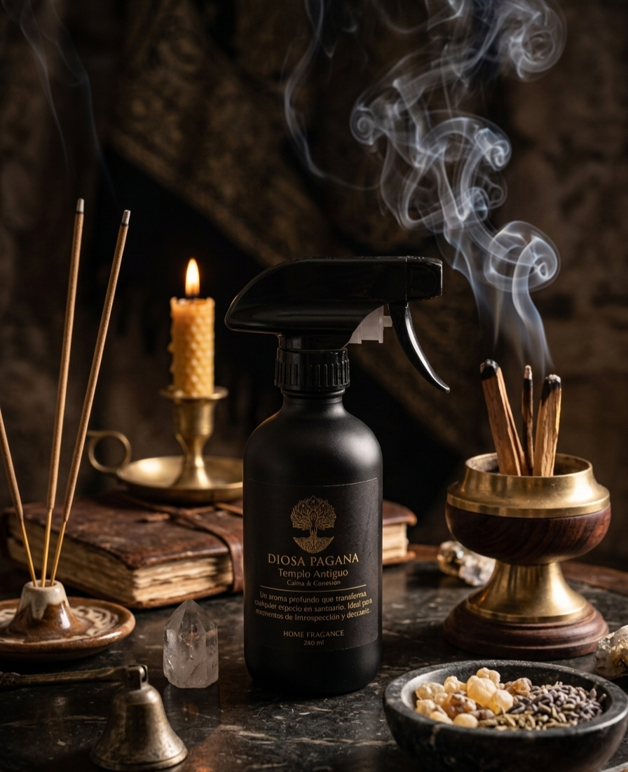 TEMPLO ANTIGUO · Perfume de Ambiente Ritual · 240 ml