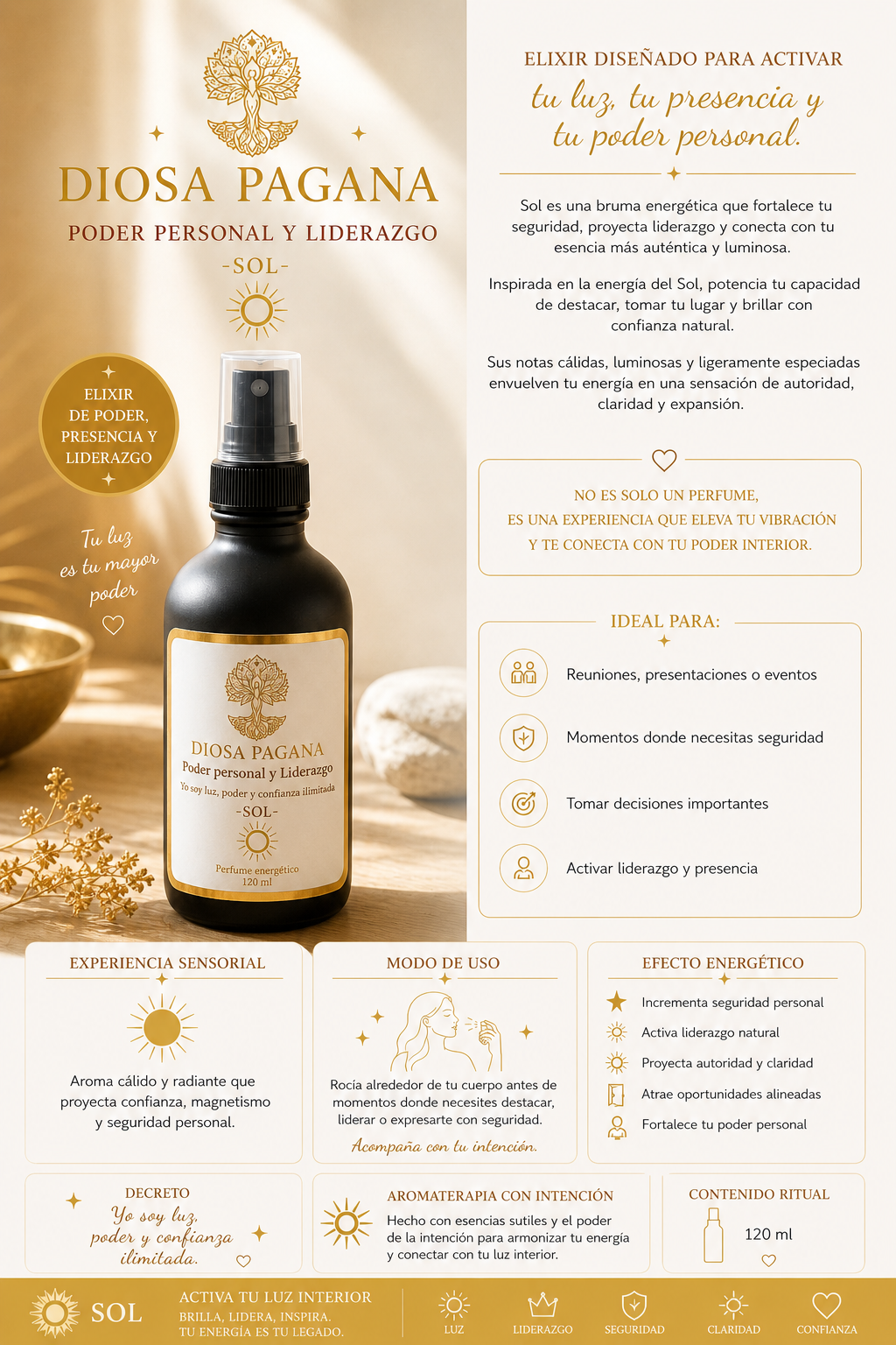 Elixir Solar de Poder Personal y Liderazgo